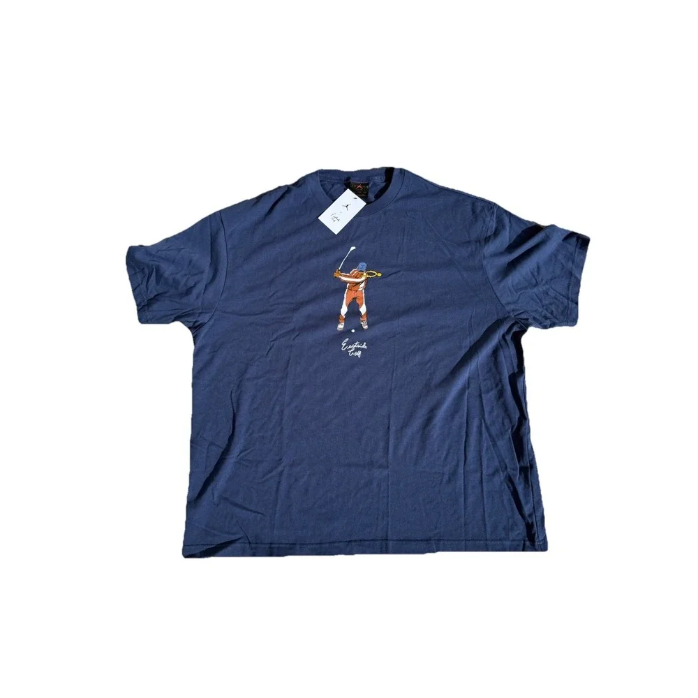 Nike Jordan x Eastside Golf Swingman T Shirt Navy Blue | DV1890410 Size Men 2XL